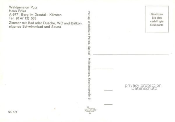 Berg Drautal Waldpension Putz – Bild 2