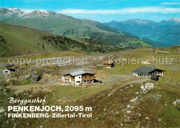 Finkenberg Tirol Fliegeraufnahme Berggasthof Penkenjoch