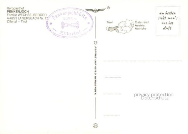 Finkenberg Tirol Fliegeraufnahme Berggasthof Penkenjoch – Bild 2