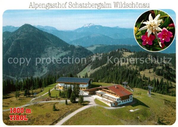 Thierbach Wildschoenau Fliegeraufnahme Alpengasthof Schatzberg