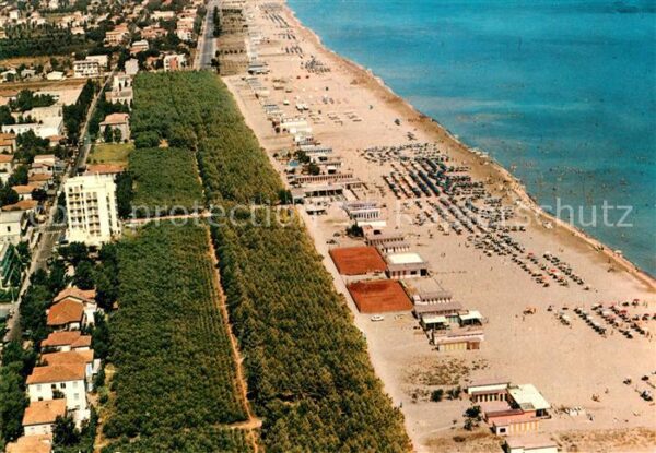 Pinarella di Cervia Fliegeraufnahme Panorama