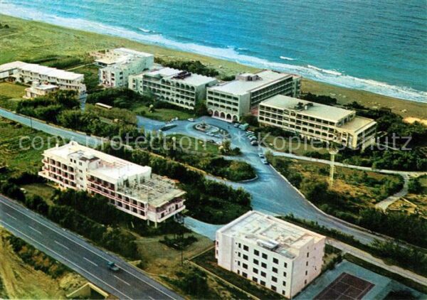 Rethymno Kreta Fliegeraufnahme Hotelanlage
