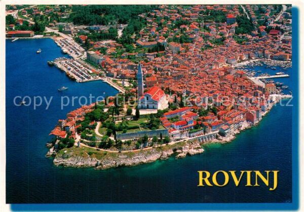 Rovinj Rovigno Istrien Fliegeraufnahme