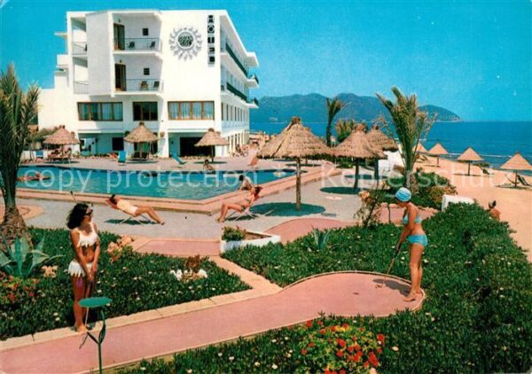 Cala Bona Hotel Gran Sol Schwimmbad Minigolf Stra