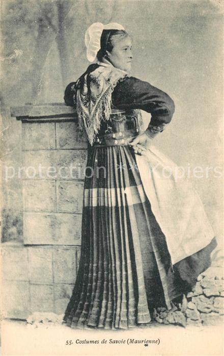 Trachten Frankreich Costumes de Savoie Maurinne