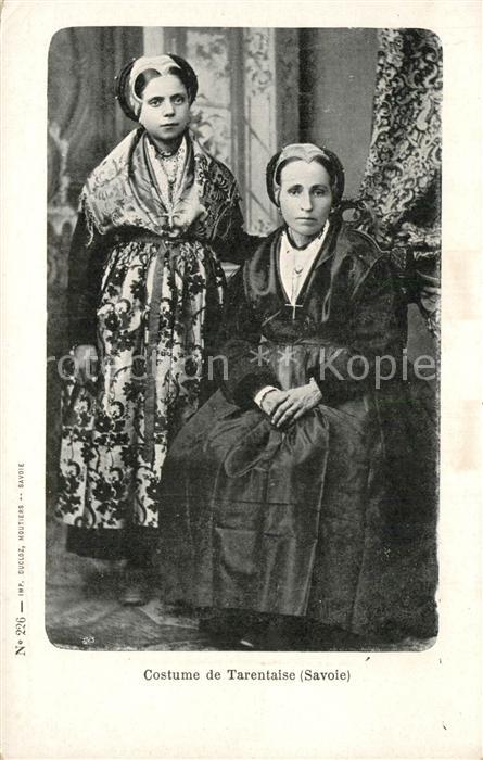 Trachten Frankreich Costume de Tarentaise Savoie