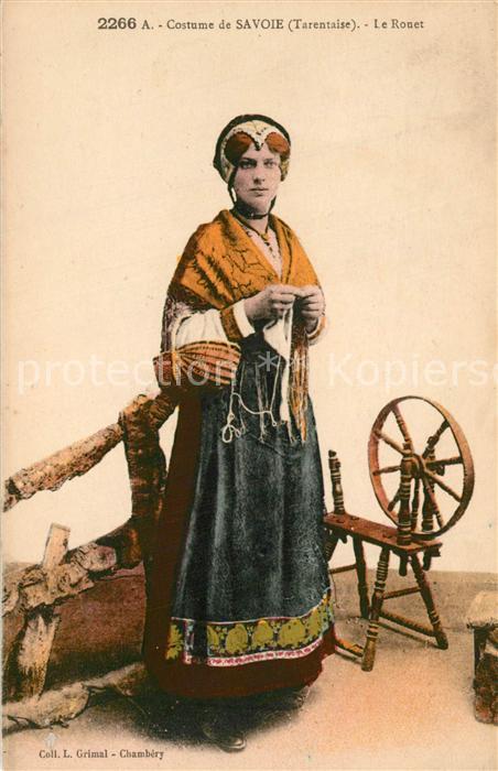 Trachten Frankreich Costume de Savoie Tarentaise Le Rouet