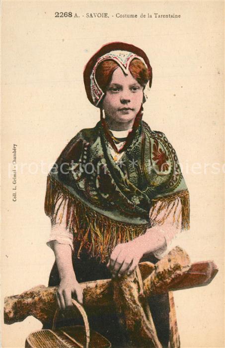 Trachten Frankreich Costume de la Tarentaine Savoie