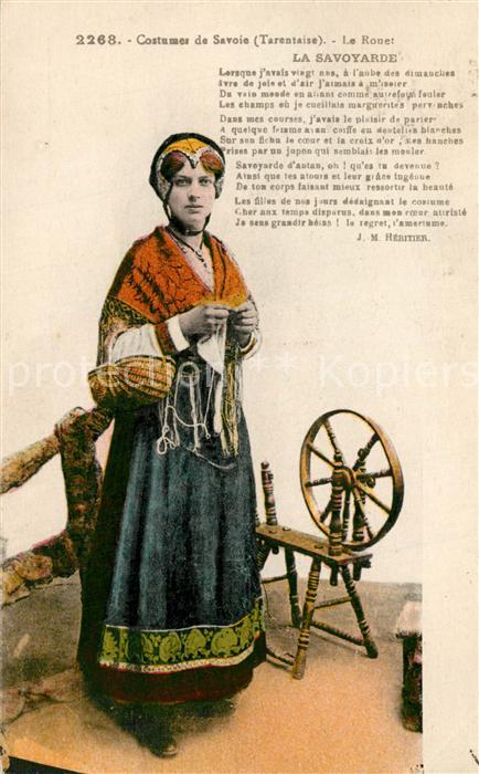 Trachten Frankreich Costumes de Savoie Tarentaise