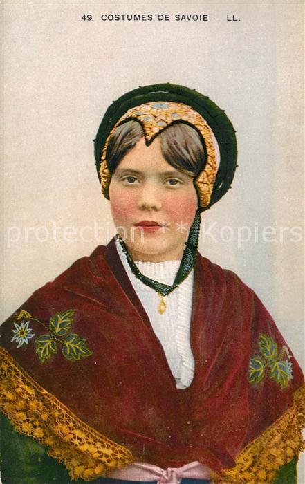 Trachten Frankreich Costumes de Savoie