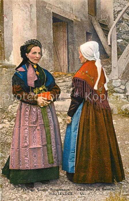 Trachten Frankreich Costumes de Savoie Hauteluce