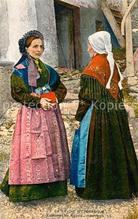 Trachten Frankreich Costumes de Savoie Hauteluce