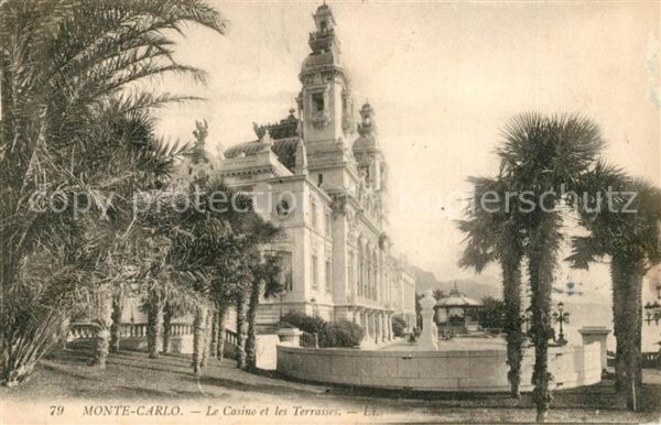 Monte-Carlo Le Casino et les Terrasses