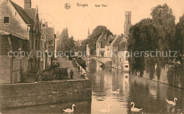 Bruges BRUGGE Belgie Quai Vert