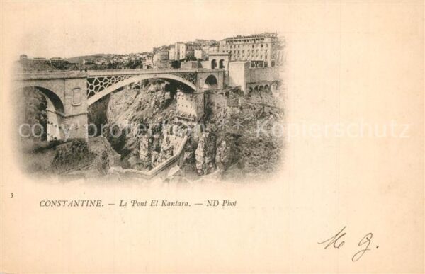Constantine Algerien Le Pont El Kantara
