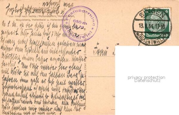 Hegau Hilzingen mit Hohenstaufen Hohentwiel Mägdeberg u – Bild 2
