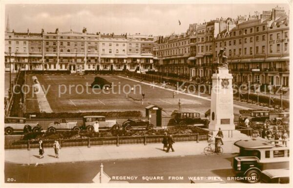 Brighton East Sussex Regency Square from West Pier