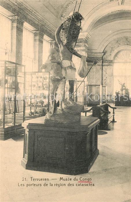 Tervueren Musee du Congo Les porteurs de la regio