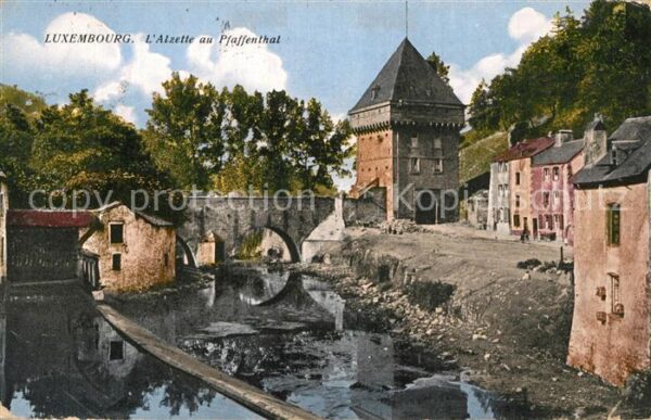 LUXEMBOURG  Luxemburg Alzette au Pfaffenthal