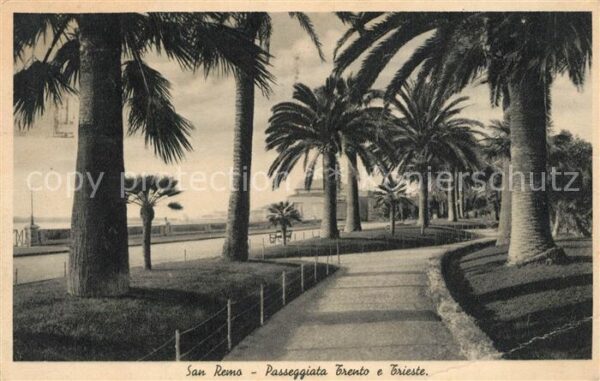 San Remo Passeggiata Trento e Trieste