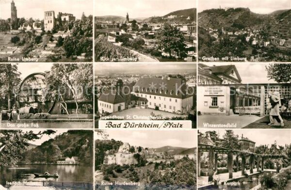 Bad Duerkheim Ruine Limburg Grethen Grosses Fass Juge