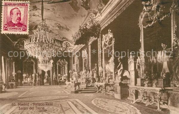 Madrid Spain Palacio Real Salon del Trono