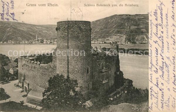 Niederheimbach Bingen Die Heimburg Schloss Honeck