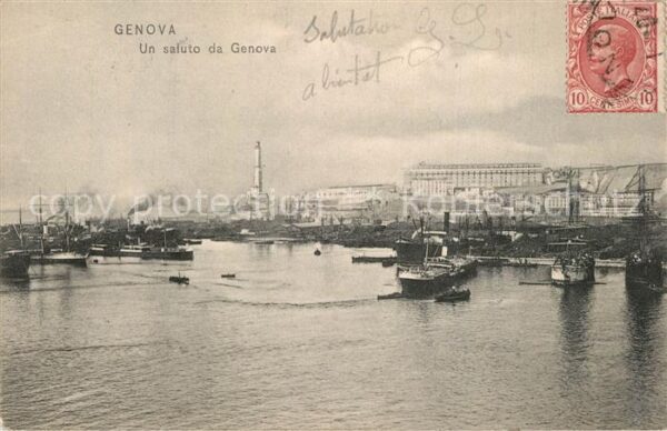 Genova Genua Liguria Hafenpartie