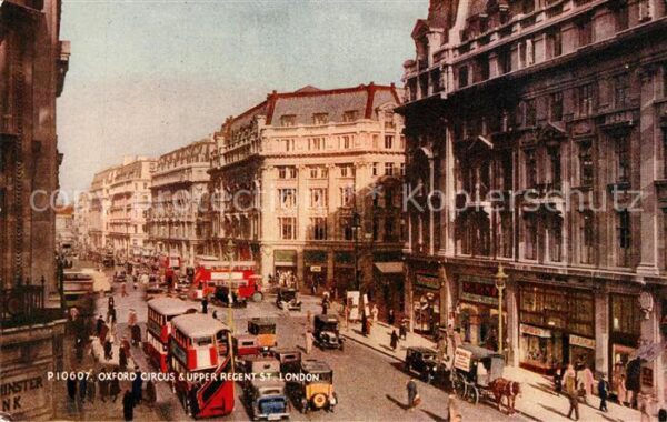London Oxford Circus and Upper Regent Street