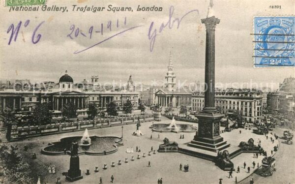 London National Gallery Trafalgar Square
