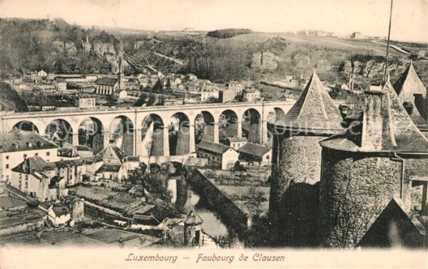LUXEMBOURG  Luxemburg Faubourg de Clausen