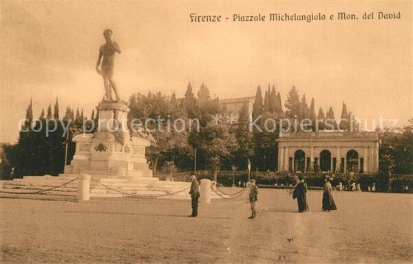 Firenze Florenz Piazzale Michelangiolo e Mon del David