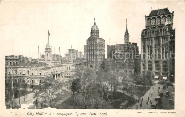 New York City City Hall and Newspaper Square
