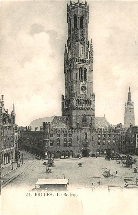 Bruges BRUGGE Belgie Le Beffroi