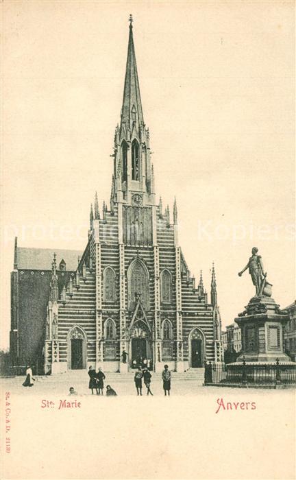 Anvers Antwerpen Eglise Sainte Marie