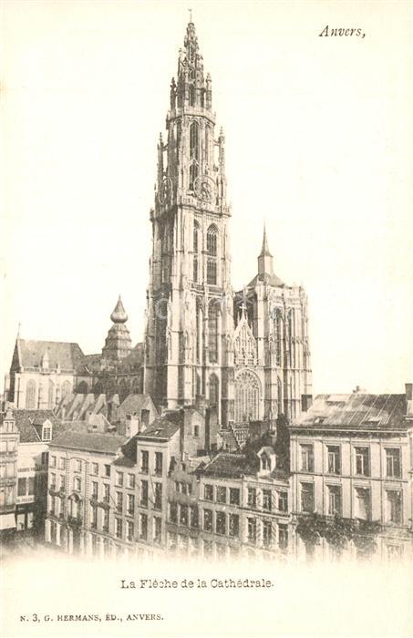 Anvers Antwerpen La Fleche de la Cathedrale