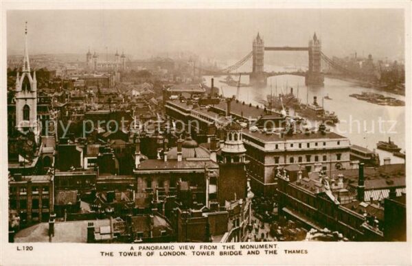 London The Tower of London Tower Bridge and th