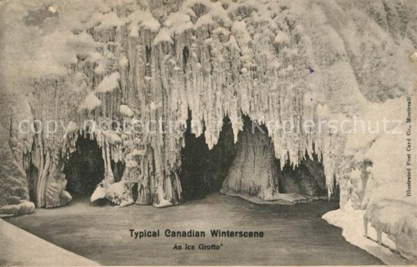 Montreal Quebec An Ice Grotto