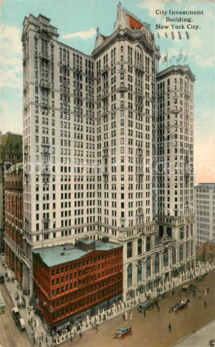 New York City City Investment Building