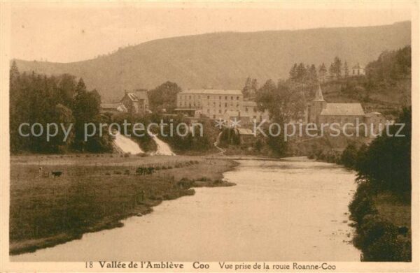 Coo Stavelot Vallee de l’Ambleve Vue prise de la rou