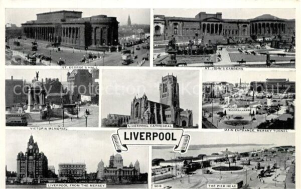 Liverpool Cathedral Mersey Tunnel Victoria Memori