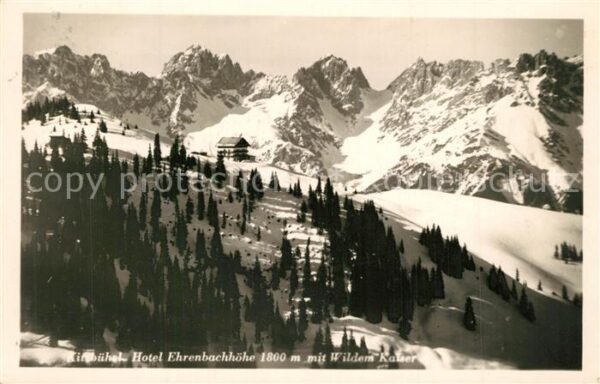 Kitzbuehel Tirol Hotel Ehrenbachhöhe Wilder Kaiser Winte