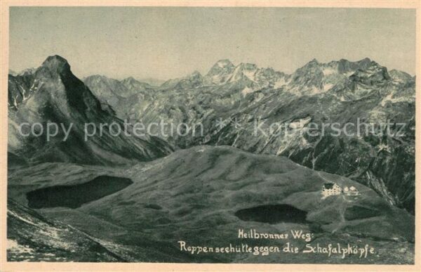 Rappenseehuette Heilbronner Weg Schafalpköpfe