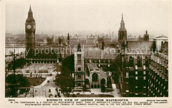 London Fliegeraufnahme Westminster