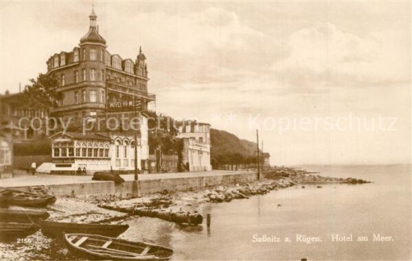 Sassnitz Ostseebad Ruegen Hotel am Meer