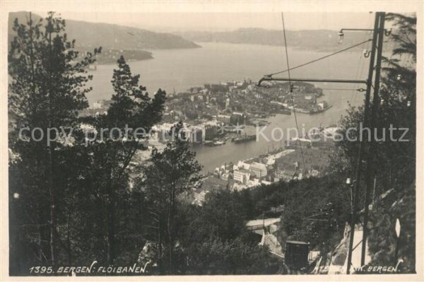 Bergen Norwegen Panorama