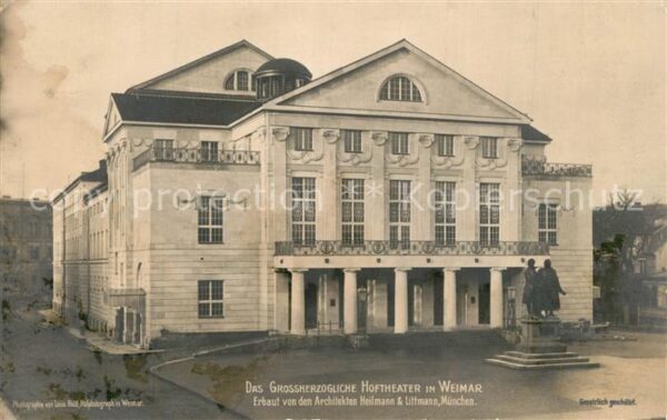 Weimar Thueringen Großherzogliches Hoftheater