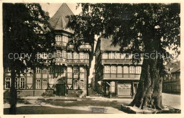 Goslar Alte Fachwerkhäuser Markt