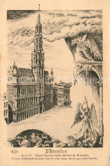 Bruxelles Bruessel Ayant detrone Saint Michel
