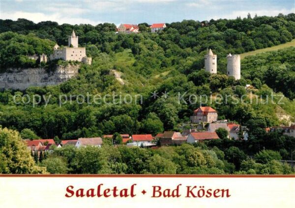 Bad Koesen Rudelsburg Rittergit Kreipitzsch Burg S